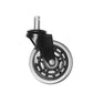 5pcs 3" Office Chair Casters Heavy Duty Wheels 360 Degree Wheel Replacement for Furniture Chair