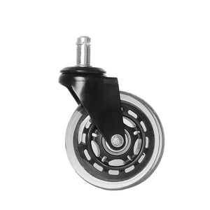 5pcs 3" Office Chair Casters Heavy Duty Wheels 360 Degree Wheel Replacement for Furniture Chair