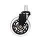 5pcs 3" Office Chair Casters Heavy Duty Wheels 360 Degree Wheel Replacement for Furniture Chair