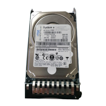 90Y8953 HDD 500G 2.5" SAS 7.2K 6Gbps 90Y8954 00NA587 00NA592 Hard Drive