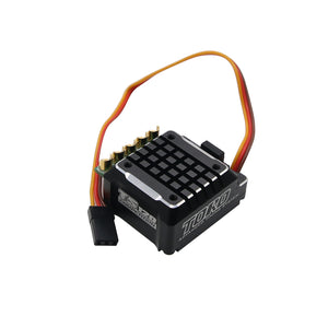 TS 120A Sensored Brushless ESC RC Cars ESC Speed Controller for 1:10 RC Buggy (Aluminum Housing)