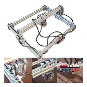 Mini Laser Engraving Machine 30x40cm Logo Marking Wood Cutting + 500mW Laser Module Assembly Needed