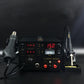 3 In 1 Soldering Rework Station 700W + Hot Air Gun + DC Power Supply 15V 1A 909D