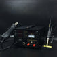 3 In 1 Soldering Rework Station 700W + Hot Air Gun + DC Power Supply 15V 1A 909D