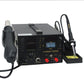 3 In 1 Soldering Rework Station 700W + Hot Air Gun + DC Power Supply 15V 1A 909D