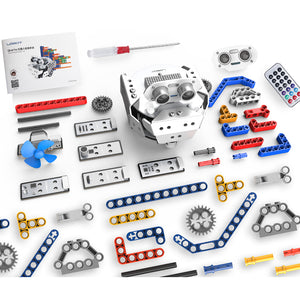 Programmable Robot Kit Smart Robot Car Unfinished For Scratch Compatible with Arduino Qbot Pro