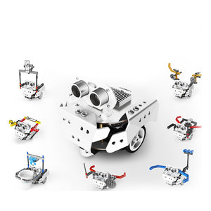 Programmable Robot Kit Smart Robot Car Unfinished For Scratch Compatible with Arduino Qbot Pro