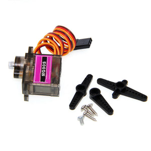 10PCS MG90S Servos 90-180° Metal Gear 9g High Speed Servos for RC Robot Helicoper