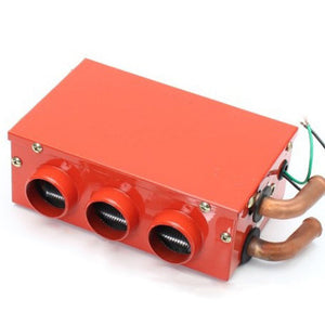 24W 12V Universal Car Heater Portable Car Heater Fan 3 Air Outlets Van Defroster Demister