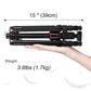 TM2515T DSLR Camera Tripod Professional Horizontal Aluminum Tripod for Canon Nikon DSLR Camera