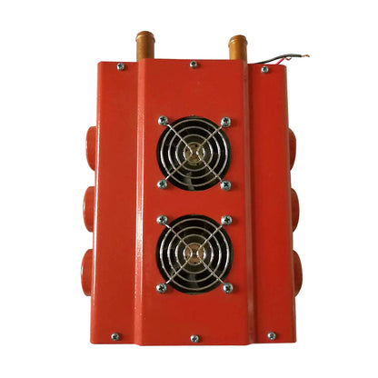 12V Universal Car Heater Car Heater Fan 6 Air Outlets Double Sided Van Defroster Copper Inlet Tubes