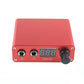 Mini USB Tattoo Power Supply Portable Design with LCD Display Screen Red