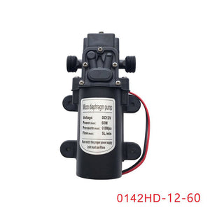 Micro Diaphragm Pump DC12V 60W 5L/min Agriculture Electric Water Pump 0142HD-12-60