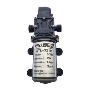 DC12V 80W 6L/min Micro Diaphragm Pump Pressure Switch for Agriculture Car Washing 3210YD-12-80