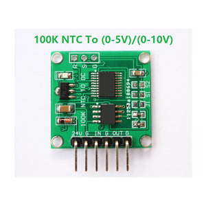 100K NTC Thermistor to Voltage Converter Module Optional Output Voltage 0-5V/0-10V