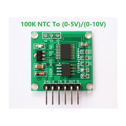 100K NTC Thermistor to Voltage Converter Module Optional Output Voltage 0-5V/0-10V