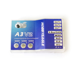 A3 V2 6-Axis Gyro Flight Stabilization Controller Hobby Eagle 2018 Version