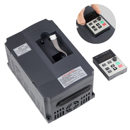 220V 1.5KW Variable Frequency Drive Inverter VFD Single Phase Input Three Phase Output AT1-1500S