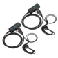 Pair of Headset Walkie Talkie Small w/Headsets USB Cables Hanging Straps for Hotel Beauty Saloon V108