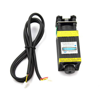 7W Blue Laser Module Focusable Laser Head Module 445-450nm Laser Engraver Part with PMW