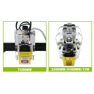 15W Laser Engraving Machine Laser Engraver 500*650mm Fixed Focus for Stainless Steel Unfinished Kit