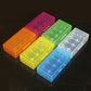 5pcs 18650 Battery Storage Box Battery Holder Storage Box Case for 18650 18350 18500 CR123