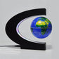 3'' Magnetic Levitation Floating Globe World Map C Shape with LED Light 3Inch Blue Globe