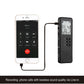 Digital Voice Recorder Mini 8GB Noise Reduction Black Support TF Card T30 8GB Version