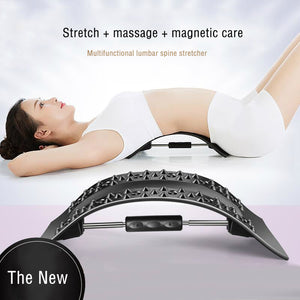 Lumbar Back Stretcher Spine Stretcher Back Massager Lumbar Support Spine Pain Relief