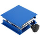 4Inch Lab Lift Platform Aluminum Lift Platform Stand Rack Blue 100*100mm