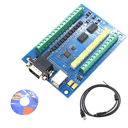 MACH3 CNC Motion Control Card 5 Axis CNC Breakout Board 100KHz + USB Cable for CNC Engraving 12-24V