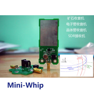 Mini-Whip Active SDR Antenna Medium Shortwave for Ore Radio Tube Transistor Radio RTL-SDR Receiver