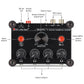4-Channel Headphone Amplifier Splitter Independent Volume Control Master Volume Control P14 Black
