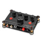 4-Channel Headphone Amplifier Splitter Independent Volume Control Master Volume Control P14 Black
