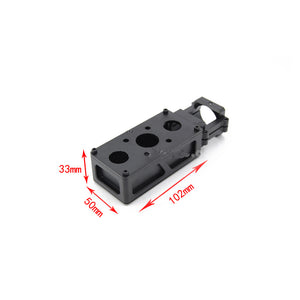 30mm Tube Motor Mount Kit Aluminum Alloy for Agriculture UAV Drone Multicopter D30 Red Kit
