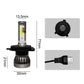 LED Headlight Bulbs H4 HB2 9003 Car Headlight Bulbs COB Waterproof 6000K 36W/Pair MINI1-H4HB29003