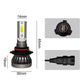 LED Headlight Bulbs 9005 HB3 H10 LED Bulb 6000K COB Waterproof 36W/Pair MINI1-9005HB3H10
