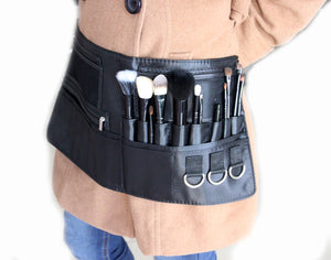 Professional Makeup Waist Bag Cosmetic with Adjustable Belt Strap for Women