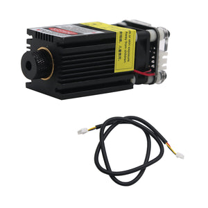 2500mW 445nm Laser Module 12V Laser Cutter Head 3P with TTL PWM Control Power Adjustable Focus