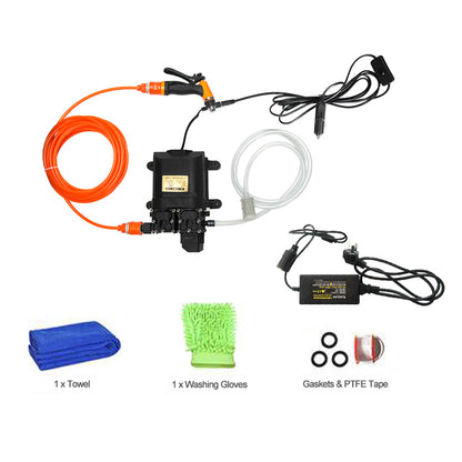 12V High Pressure Car Washer Portable Car Washer Machine Water Gun Pump Cleaner Car Care Package 3