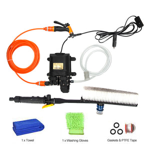 12V High Pressure Car Washer Portable Car Washer Machine Water Gun Pump Cleaner Car Care Package 6
