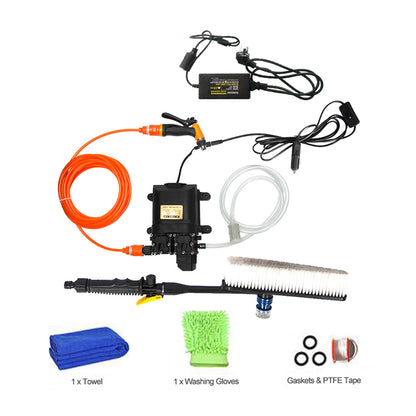 12V High Pressure Car Washer Portable Car Washer Machine Water Gun Pump Cleaner Car Care Package 8