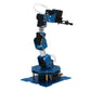 6DOF Robot Arm 6-Axis Aluminum Robotic Arm with Servos Unfinished Version for Arduino Scratch