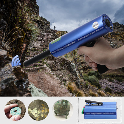 Long Range Gold Detector Gold Metal Detector Bi-Antenna Silver Copper Diamond AKS without Carry Case