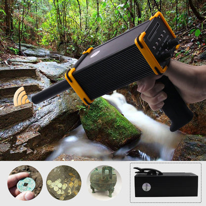 mini GR100 Long Range Gold Detector Gold Metal Detector Carry Case for Silver Gold Gem Diamond Yellow