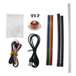Biaxial 3D Rotating POV LED Kit POV Creative Soldering Training Kit Parts Kit + Downloader
