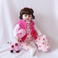 18''/46cm NPK Reborn Baby Dolls Silicone Handmade Soft Girl Toy Female Birthday Gift DH70311-18 S