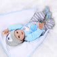 22Inch NPK Reborn Baby Dolls Silicone Soft Newborn Baby Boy Christmas Toys Gift 9042-2