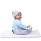 22Inch NPK Reborn Baby Dolls Silicone Soft Newborn Baby Boy Christmas Toys Gift 9042-2
