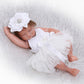10'' /26cm NPK Reborn Baby Dolls Silicone Full Body Cute Newborn Baby Girl Sleeping Babe CFW-04WMP